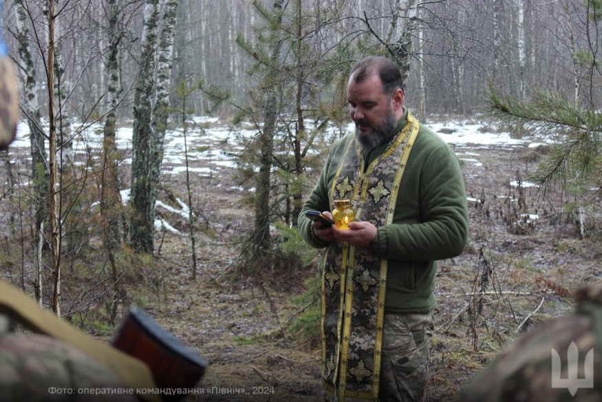 Вогонь миру засяяв на позиціях захисників Чернігівщини